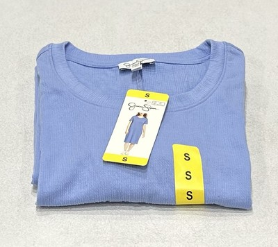 #ad Jessica Simpson Women#x27;s Short Sleeve Dress Blue Size S $10.95