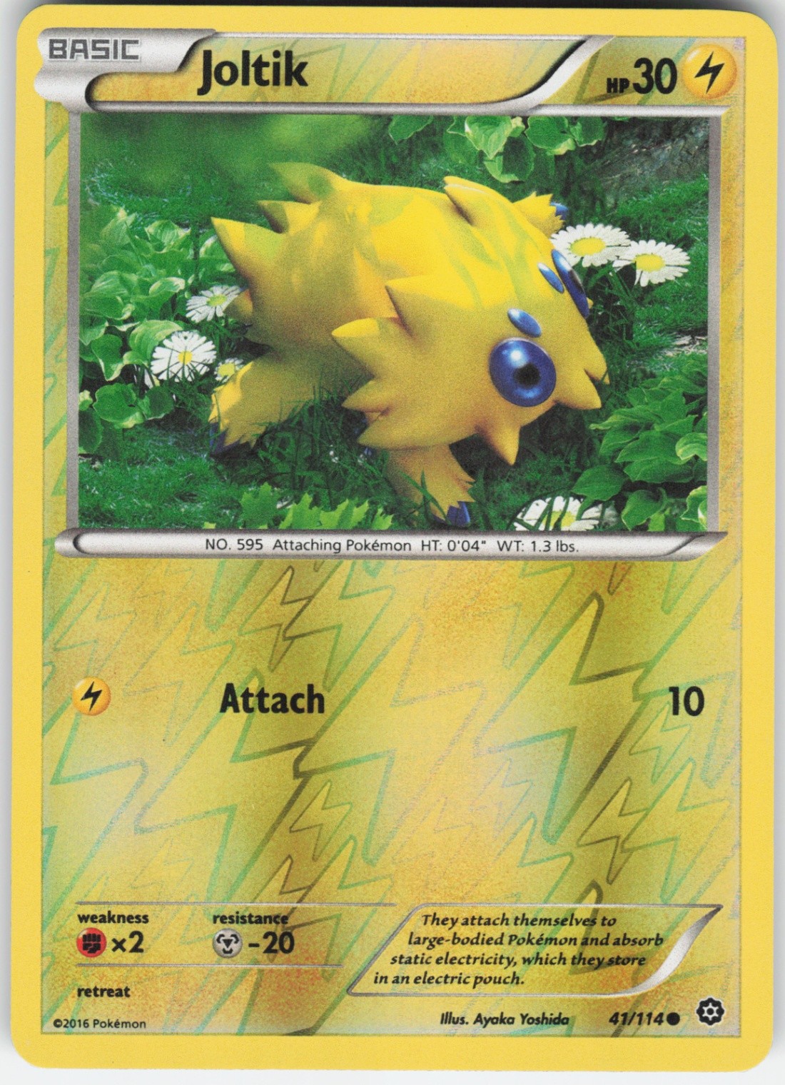 Joltik Common XY - Steam Siege 41/114 LP-NM