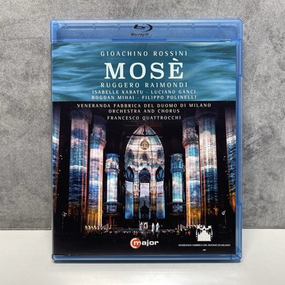 Gioachino Rossini - Mosè (Blu-ray, 2015) Opera Francesco Quattrocchi Region Free