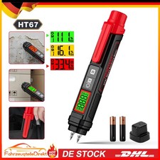 LCD Feuchtigkeitsmesser Messgerät Holz Mauer Wand Bau Feuchte Messer Messen DHL~