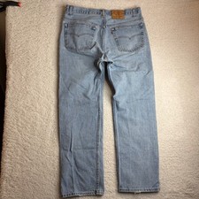 Vintage Levis 501 Jeans Mens 38x30 Made in USA Light Wash Button Fly Denim 90s