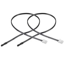 2 Pcs 20K NTC Thermistor Probe 15.7 Inch Temperature Sensor for Air Conditioner
