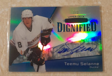 2022-23 Upper Deck Stature - Dignified Teemu Selanne Auto 2/3