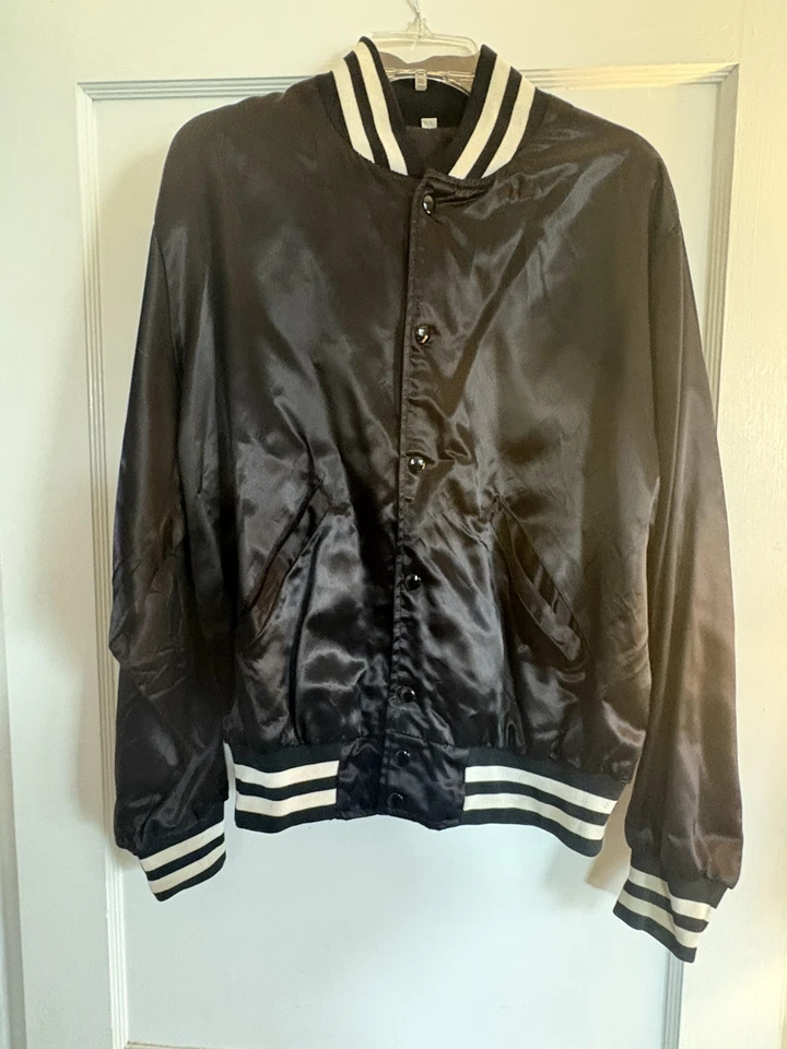 Chaqueta de satén vintage de los Rolling Stones 1972 World Tour, L Foto 2 de 4