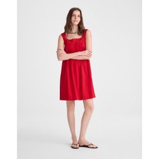 NWT Madewell The Sophie Mini Dress Varsity Red Large