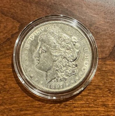 #ad 1897 S Gem Morgan Silver Dollar in High Quality UC Condition. Excellent Detail $50.22