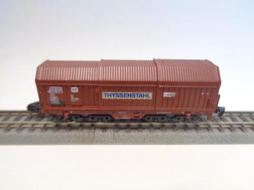 MÄRKLIN MINICLUB Teleskophaubenwagen THYSSENSTAHL (24857) | Condition: Gebraucht