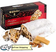 STOLLEN-Schl nder Marzipan Christmas Cake Large In Box 26.4oz 30 Free Shipping
