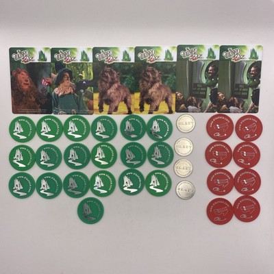 Wizard Of Oz Coin Pusher Toto Card Arcade Game #007 Rare Card Elaut & Game Chips