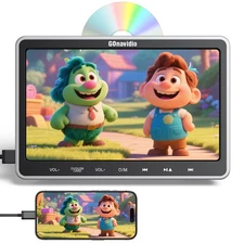 10.1" Car Headrest DVD Player Rear-Seat Monitor USB HDMI AV-in/out Free Region