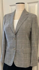 NEW - AUSTIN REED London - Women's S - TIMELESS BLAZER - WOVEN WOOL - RARE PLAID