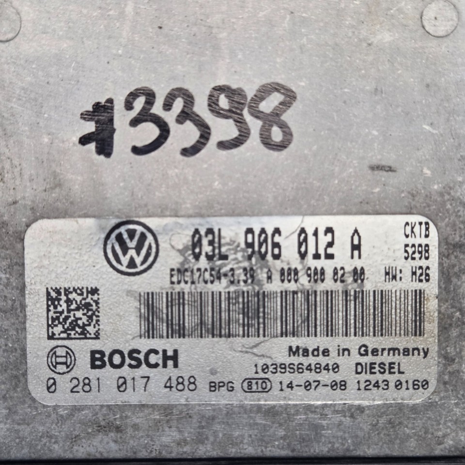 03L906012A engine control unit VOLKSWAGEN CRAFTER 0281017488 | eBay