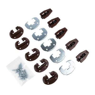 Fünf Sets Practical Drawer Slide Track Guide Glide für die