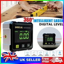 Electronic Digital Angle Finder with Laser 4-side Strong Magnetic Angle Gauge