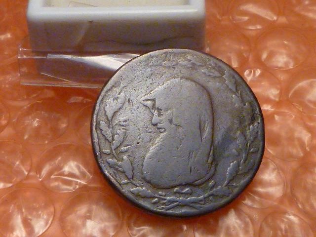 Original 1791 DRUIDS Head Colonial Halfpenny Trade Token #DF