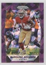 2017 Panini Prizm Purple Crystals Prizm 23/75 Marquise Goodwin #57 2u3