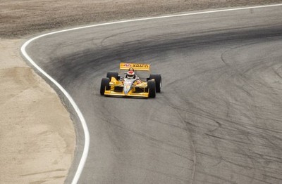 Bobby Rahal USA Galles Kraco Racing drives a turn at the Laguna Se- Old Photo