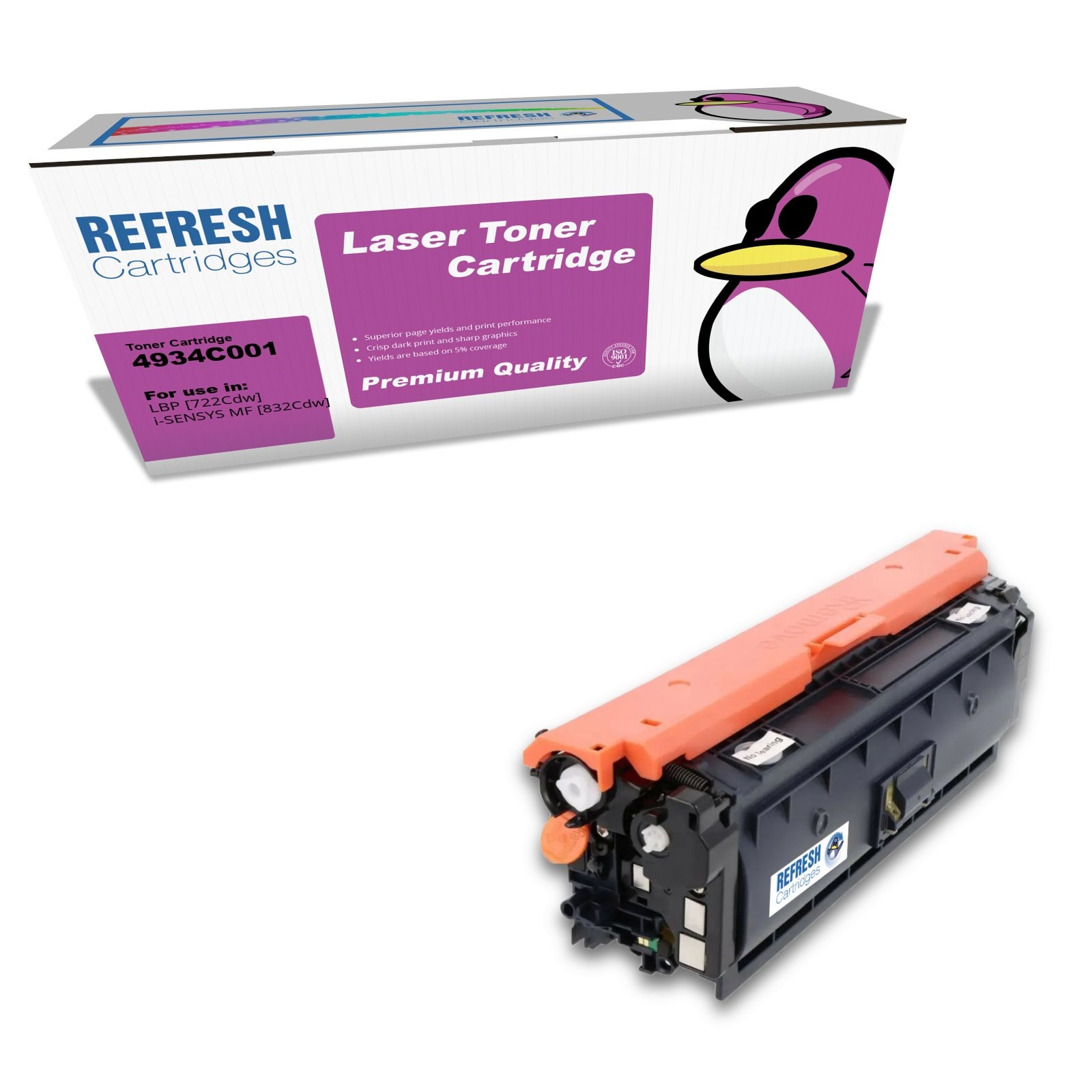 Refresh Cartridges Magenta 064HM Toner Compatible With Canon Printers
