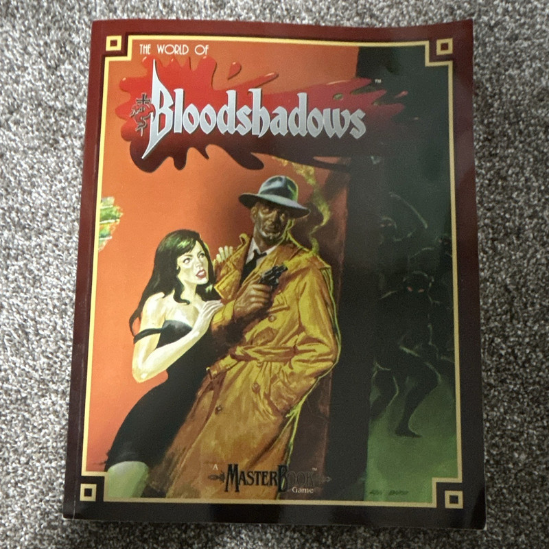 West End Games World of Bloodshadows RPG Sourcebook 2001 MPN WEG 56102 12+