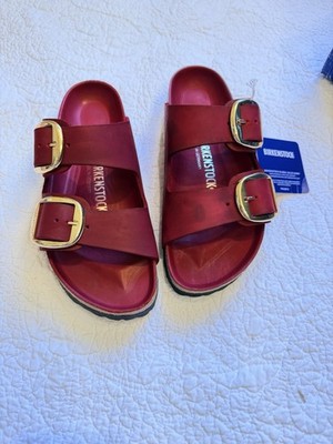 Birkenstock Arizona 38 Zinfandel New Zinfandel Sole 100% Leather