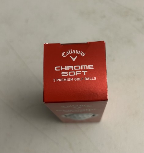 Lot de 3 balles de golf souples chromées Callaway blanches - Photo 3/3