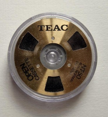 TEAC 50 OPEN cassette reel to reel audio tape Made in Japan