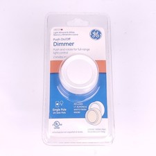 GE Push Rotate On/Off Lighted Dimmer Switch W...