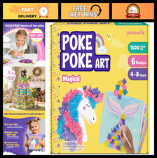 Magical Poke Art Kit   Mess-Free Fabric Craft, Flower Pressing, DIY Gift for Kid