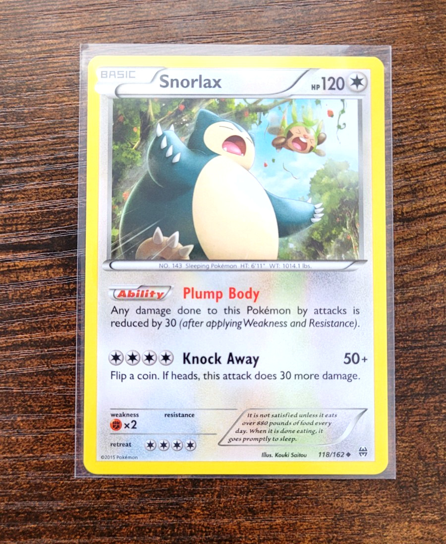 Snorlax Uncommon XY - BREAKthrough 118/162 NM