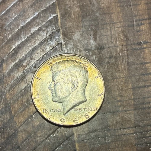 Kennedy Half Dollar 1966 Circulated 50C Business Strike Silver US Coin