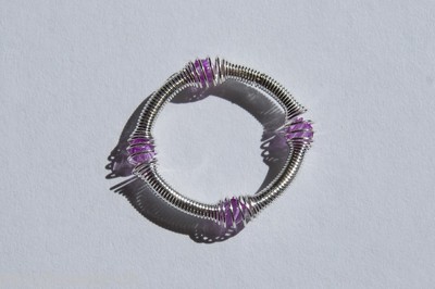 Zehenring Feder Style mit farbigen Perlen oder Diamanten sexy Füße Mode