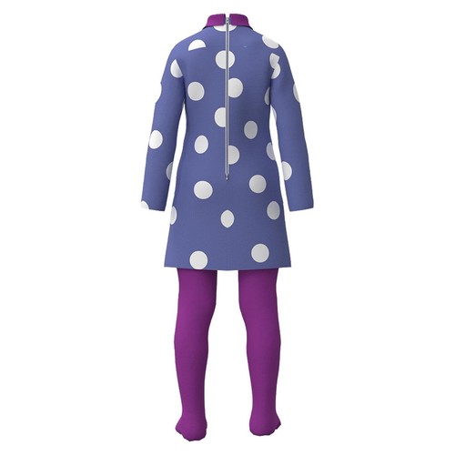 Adults Kids Inside Out 2 Envy Cosplay Costume Book Week Party Dress Outfits Wig - Picture 4 of 20