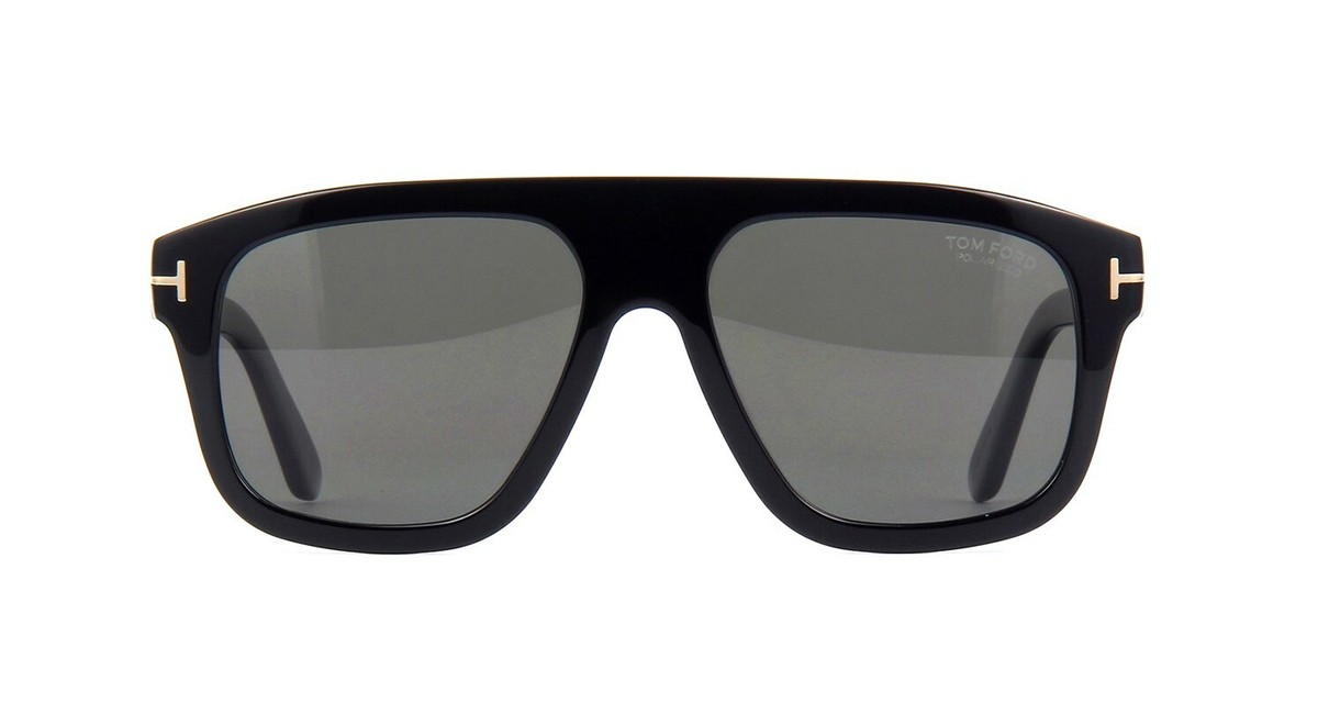 Tom Ford THOR FT 0777 Shiny Black/Grey Polarized (01D