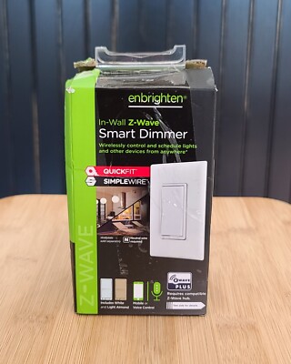 GE Jasco Z-Wave plus In-Wall Smart Switch W/QuickFit & SimpleWire ZW4008