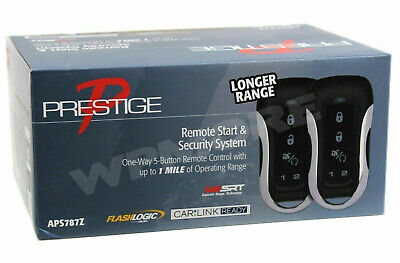 Prestige APS787Z Remote Start & Security System 1-Way 5-Button 1-Mile