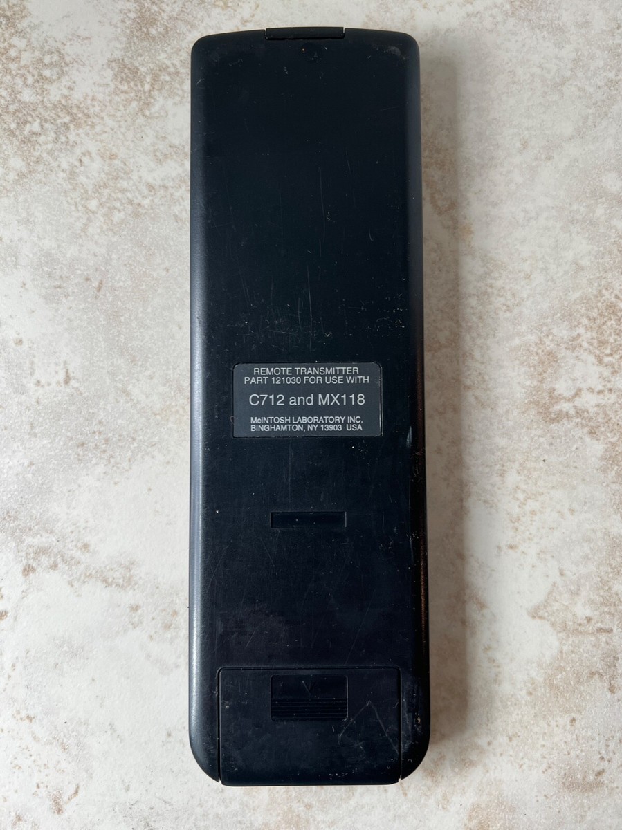 MCINTOSH REMOTE CONTROLS - ORIGINAL | eBay