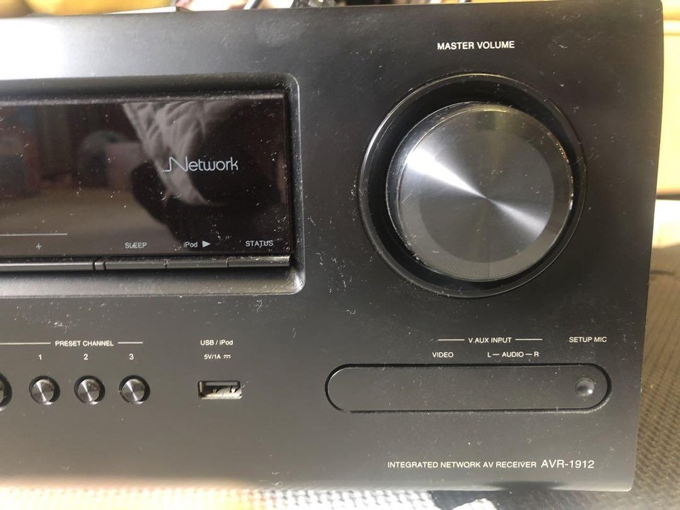 Denon 7.1 Home Theater NEW Network AV Receiver W/ HDMI Switching AVR ...