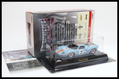 KYOSHO USA SPORTS CAR MINICAR COLLECTION 2 Ford GT40 #7 1/64 New