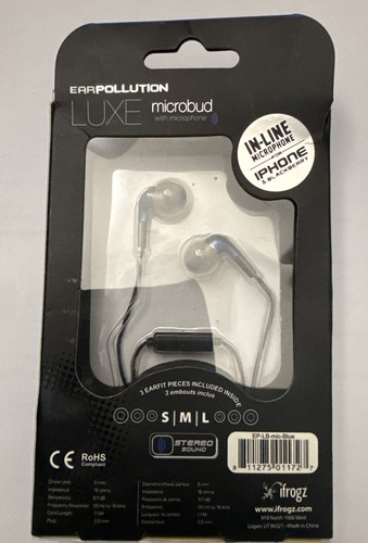 iFROGZ Earpollution Noise Isolating Earbuds With High Definition Microphone - Bild 2 von 2