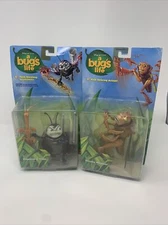 Disney Bugs Life FRANCIS and SLIM Hopper Action Figure Set 1998 Pixar 5-inch New