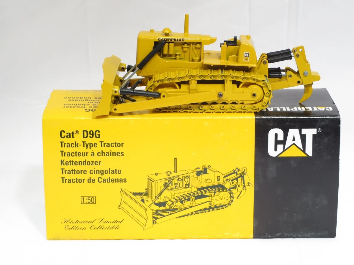 Caterpillar D9 In Vintage Manufacture Diecast Construction