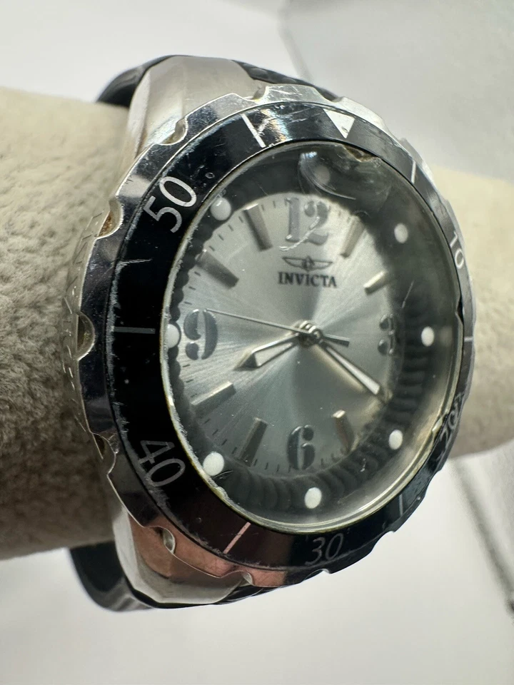 Reloj X Invicta Mujer 17482 Angel Banda Silicona Dañada Batería Nueva 37MM 8" Foto 3 de 4