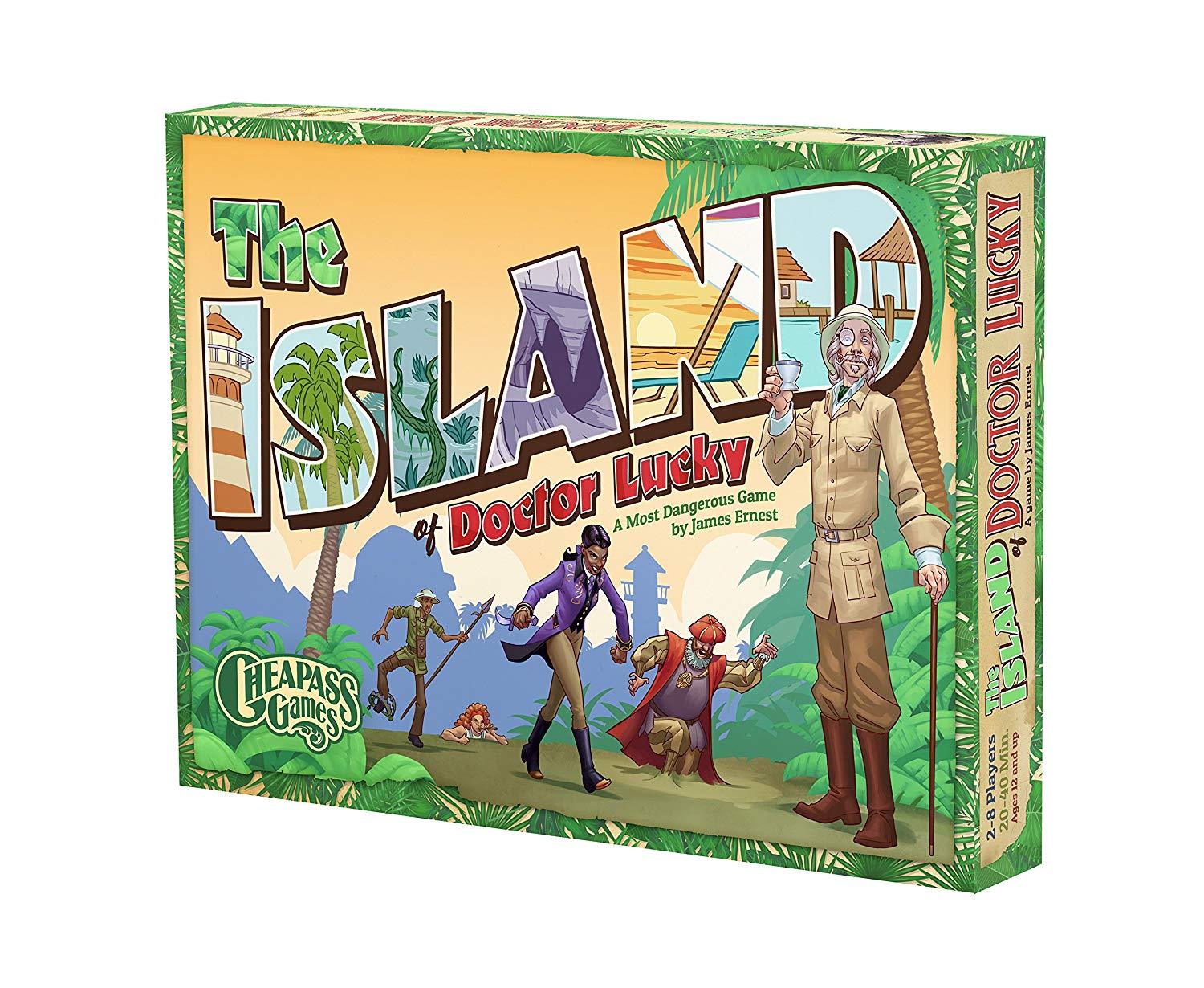 Остров Доктора Лаки - Автономная настольная игра Cheapass Games PSI CAG 250