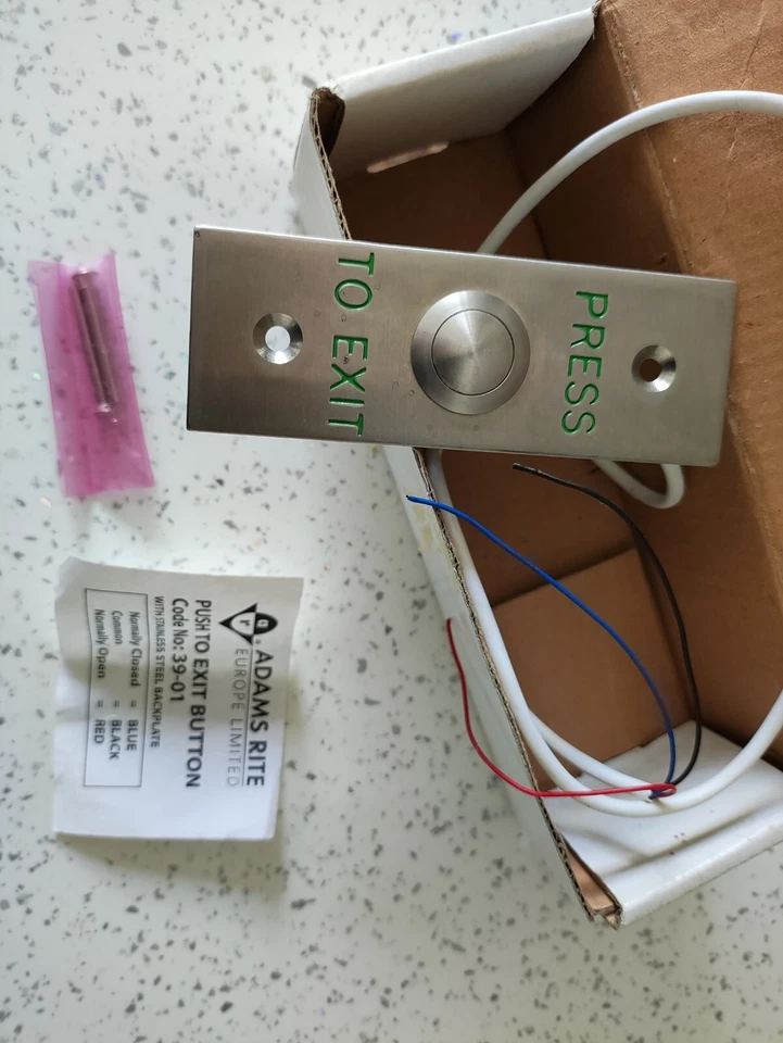 Adams Rite Push To Exit Button 39-01