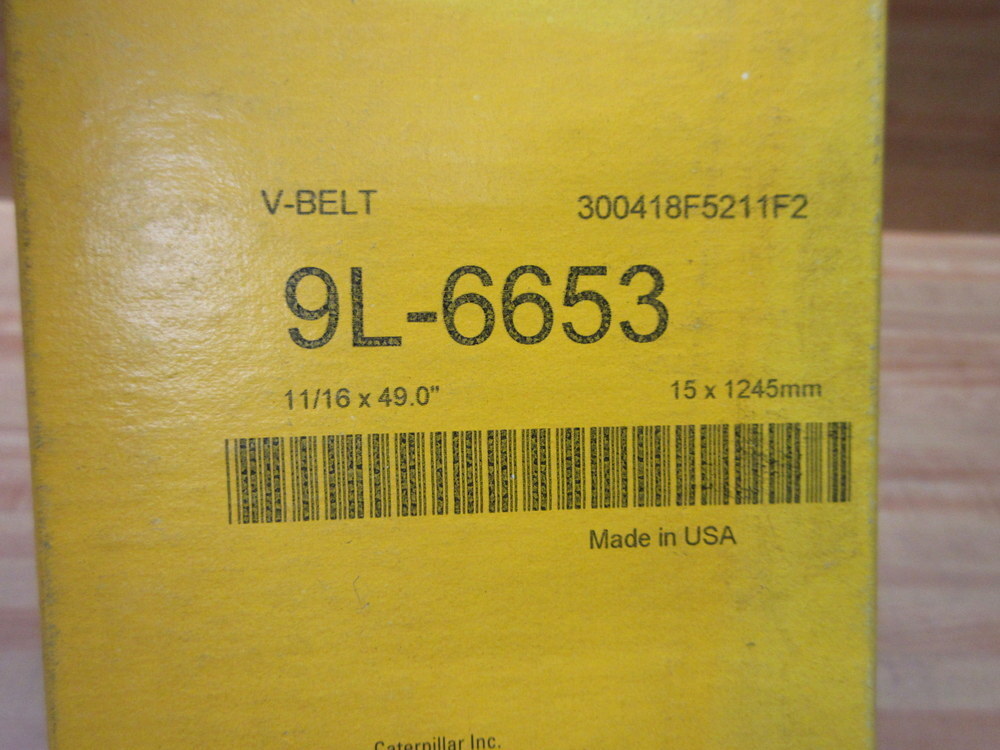 Caterpillar 9L-6653 CAT V-Belt 9L6653 | eBay