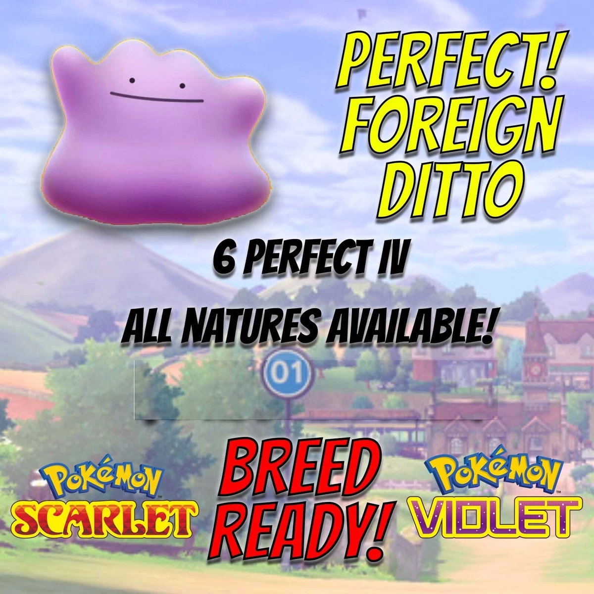 Pokemon Scarlet & Violet Trade Code For Foreign Ditto