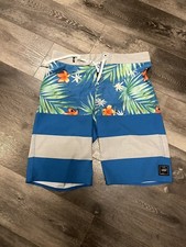 Vans Board shorts - Boys 14/16 Blue With Print New W/o Tags
