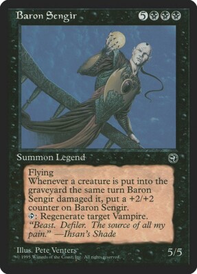 Baron Sengir 1x MtG Homelands HML PLAYED