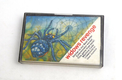 Commodore 64 C64 Spiel -- WIDOW'S REVENGE (Bubble Bus) -- Tape Kassette 