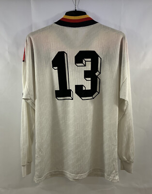 Germany Match Issue L/S Home Football Shirt 1994/96 Adults Large
